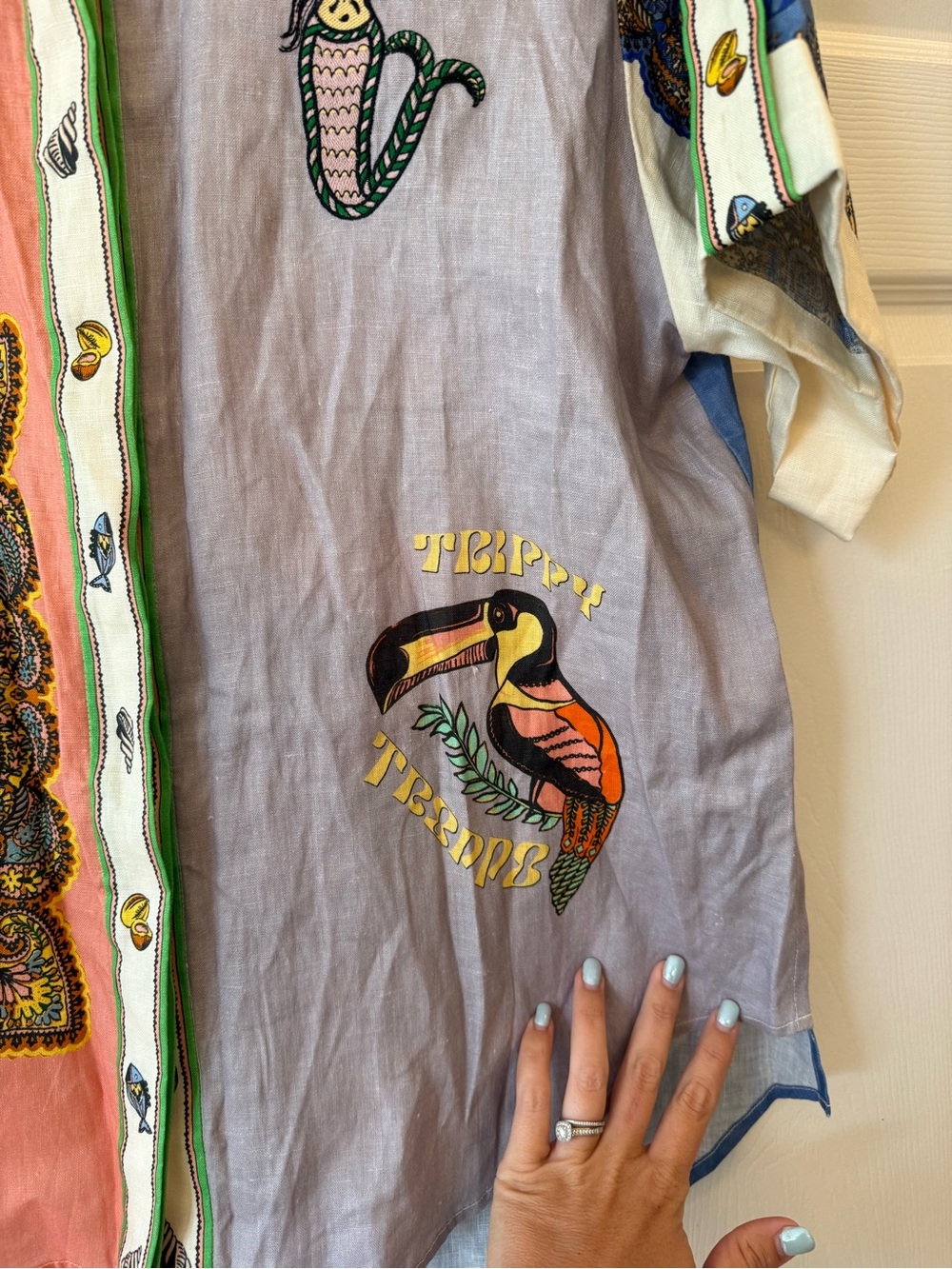 ALÉMAIS
Linen Printed Top trippy tropic - Picture 4 of 11